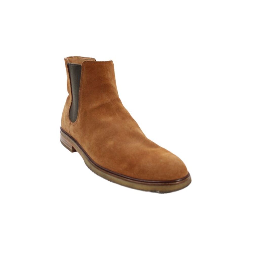 Clarks Mens Suede Stretch Inset Ankle Boots Brown Size 12 Medium